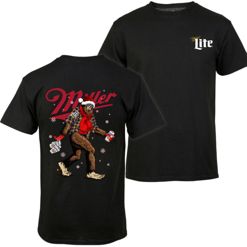 Tastes Like Miller Beer Bigfoot T Shirt, Big Foot Eugene Shirt, Miller High Life Beer Shirt, Unisex T-Shirt, Cotton, Casual Graphic T-shirt, Unisex T-