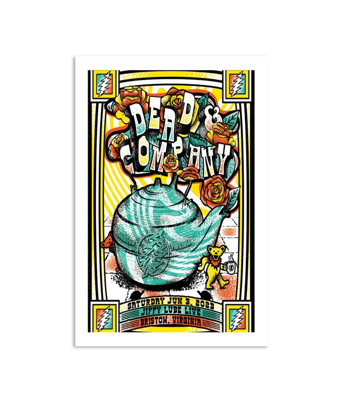 Dead & Company Saturday June 3 2023 Jiffy Lube Live Bristow Virgnia Poster