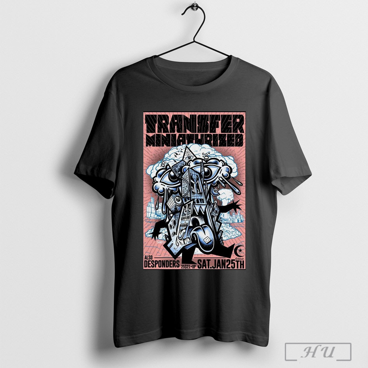 Poster Miniaturized January 25 2025 Casbah In San Diego Ca Also Desponders T Shirt