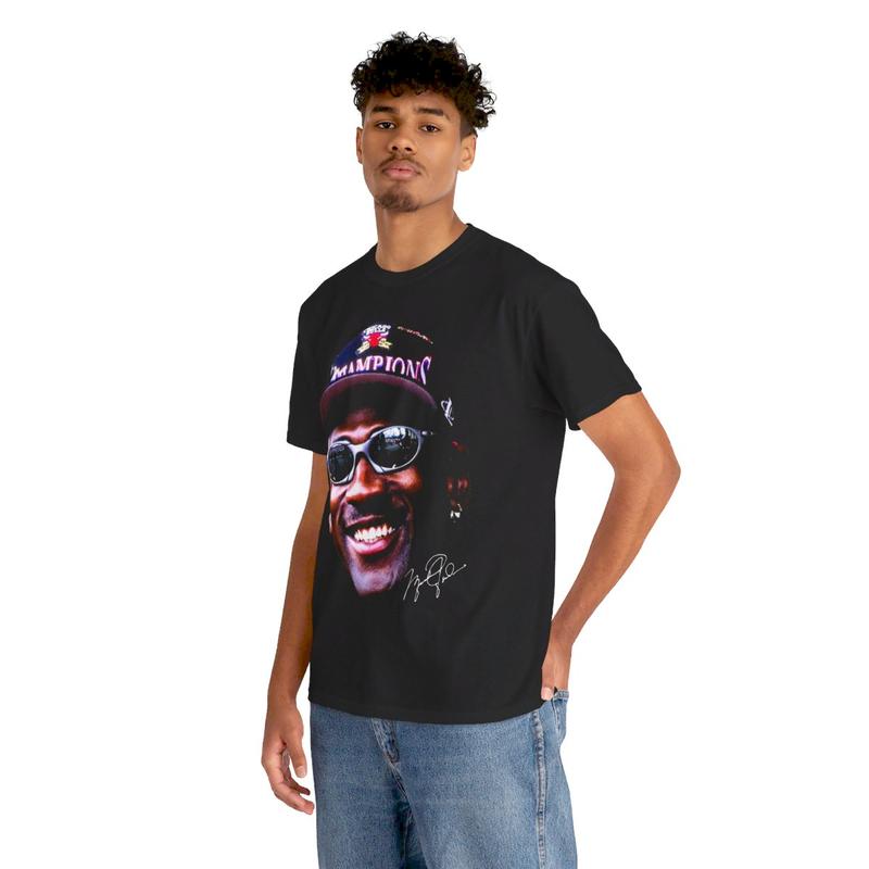 Basketball Chicago Fan Tee Casual Classic Cotton Menswear Retro Shirt T-Shirt Top Vintage
