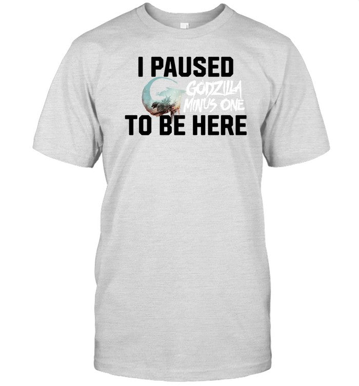 Nikola JokiÄ‡ Wearing I Paused Godzilla Minus One To Be Here Shirt