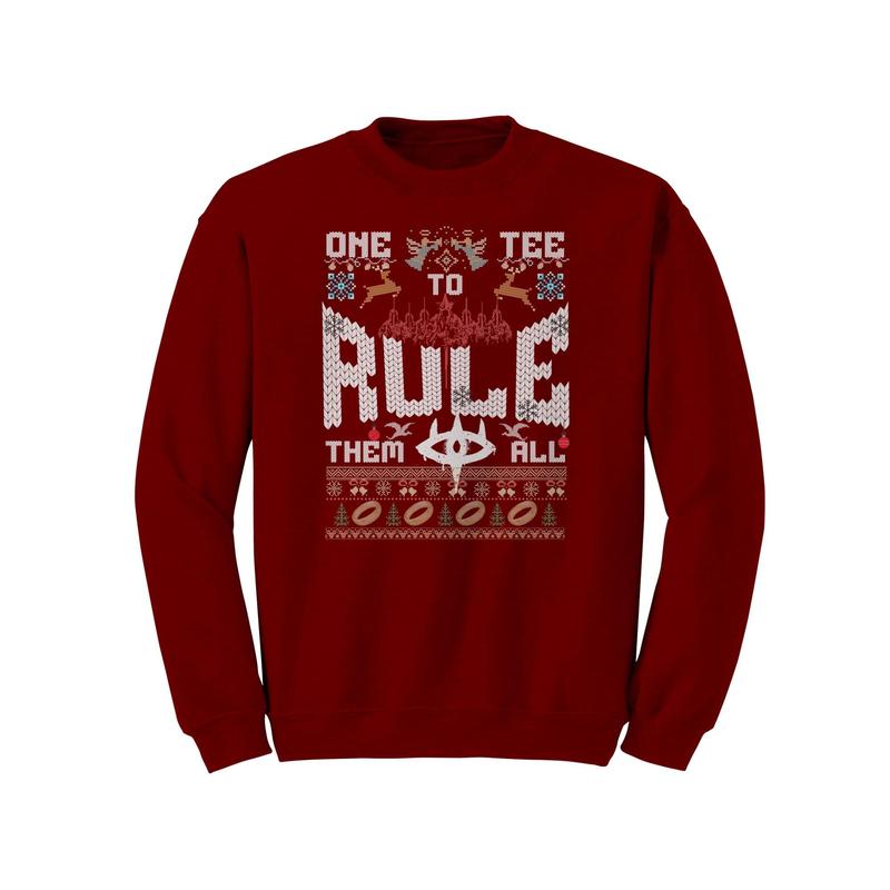 LOTR One Tee To Rule Em Allll Xmas Theme shirt Hoodie Sweatshirt