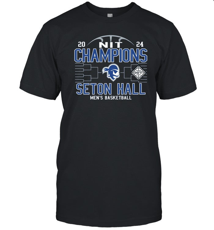 Seton Hall Pirates 2024 Men's Basketball NIT Champions New T-Shirt