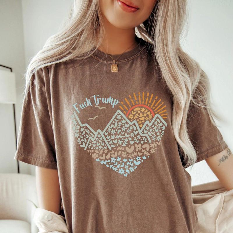 Subtle Anti Trump Shirt, Fuck Trump shirt, Trump Sucks T-Shirt, Feminist TShirt, Liberal Shirt, Political tee, Anti Maga Shirt, Feminist Gifts, Casual, Comfort