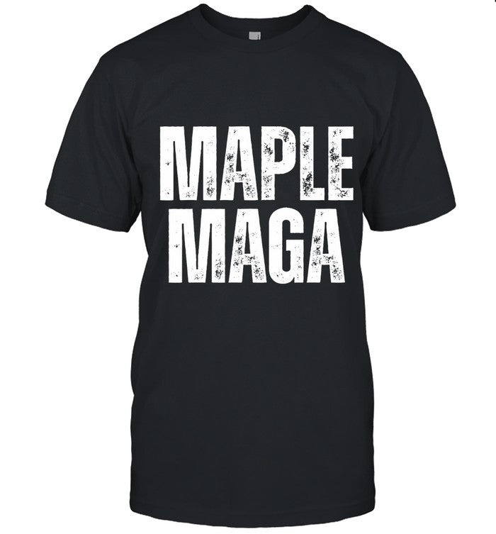 Maple Maga Canada For Trump Long Sleeve T-Shirt