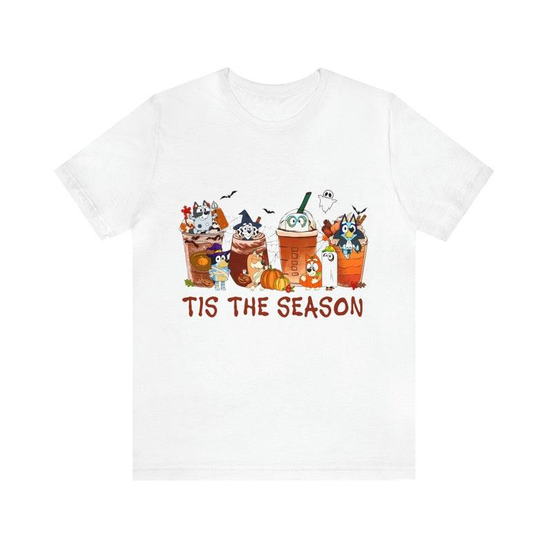 Adult Halloween Bluey Tee T-shirt  Bluey Halloween  Bluey Halloween Tee_Cotton T-Shirt, Perfect Tee, Gifts For Boyfriend and Girlfriend T-Shirt