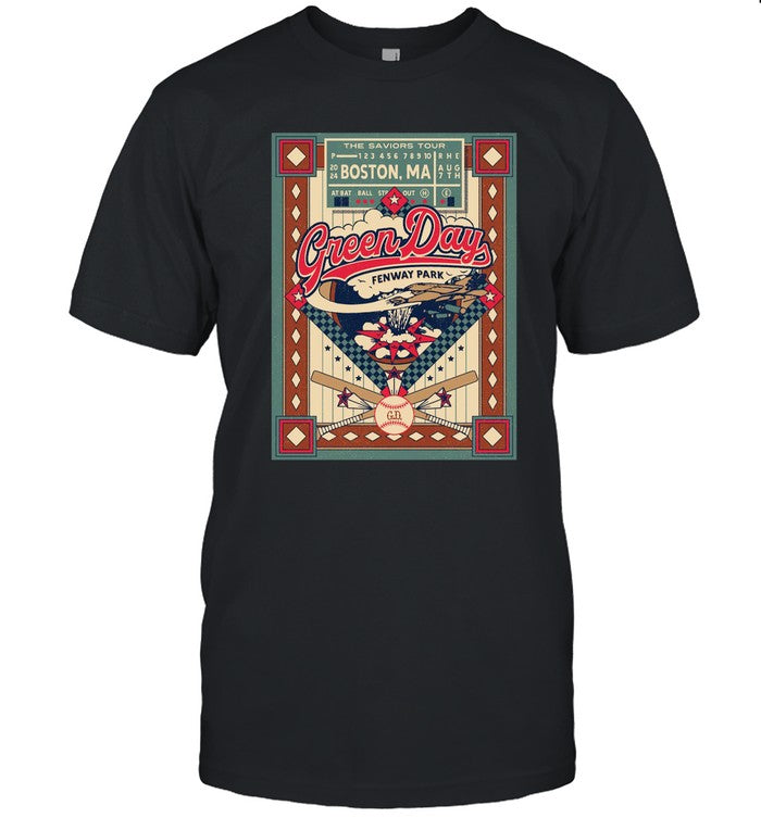 Green Day Concert Boston, MA Fenway Park Aug 7, 2024 T-Shirt