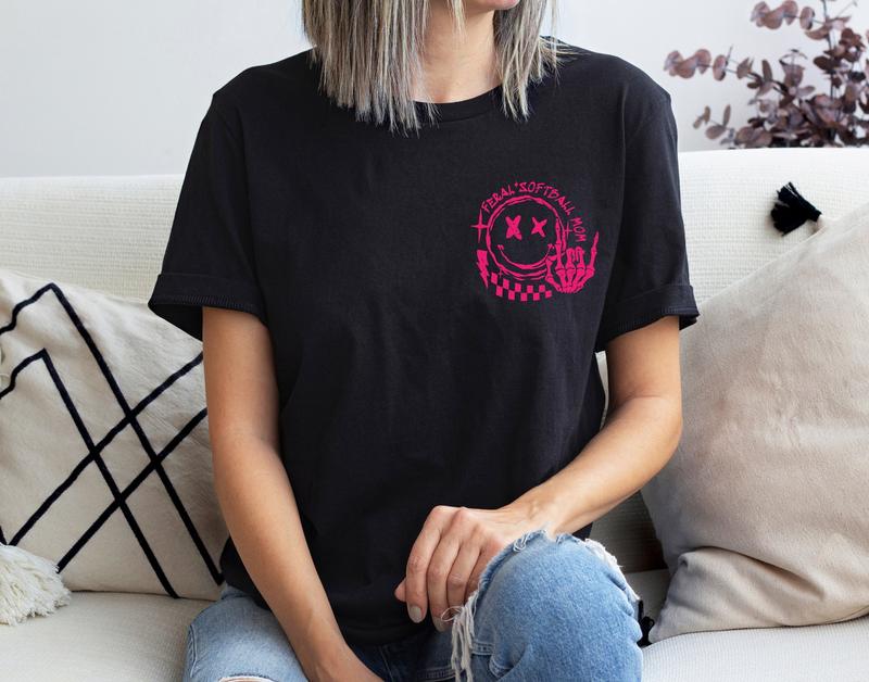 Somebody's Feral Mom Shirt, Feral Mom Shirt, Mom Shirt, Mom Shirt, Softball Mama, Mom Life Shirt, Sports Mom Shirt