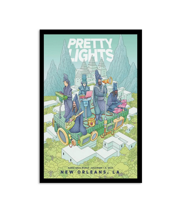 Pretty Lights December 1-3, 2023 Mardi Gras World New Orleans, LA Poster