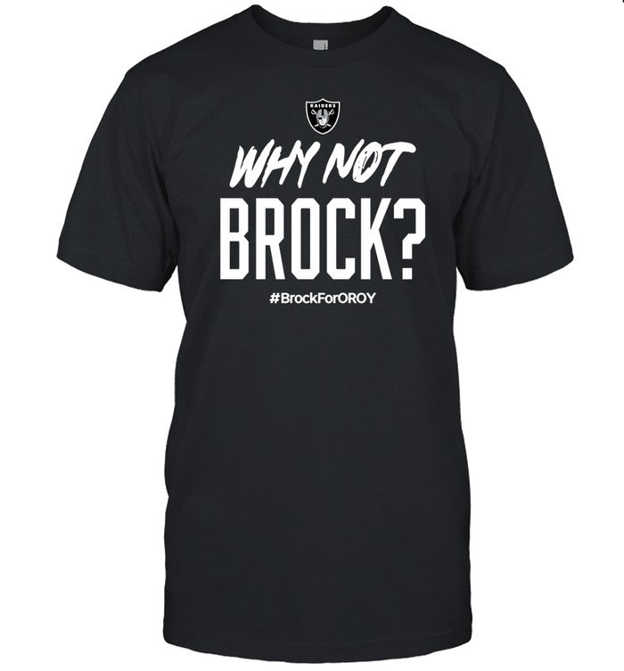 Limted Jackson Powers-Johnson Wearing Why Not Brock Brock For Oroy Shirt