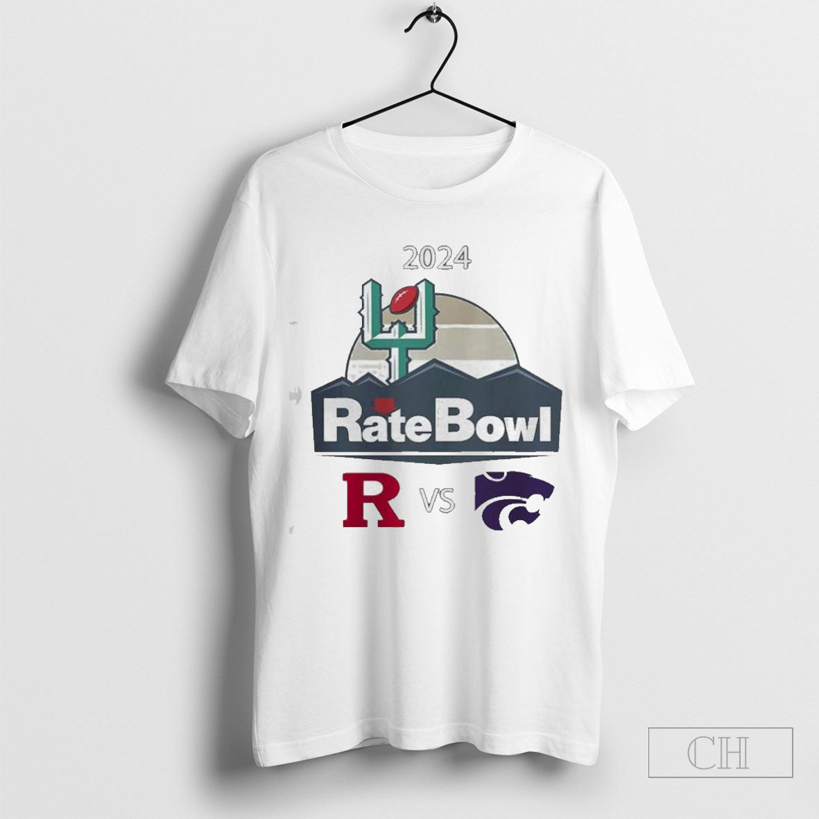Rutgers Scarlet Knights Vs Kansas State Wildcats 2024 Rate Bowl On December 26th Ncaa Division Shirt - Printiment