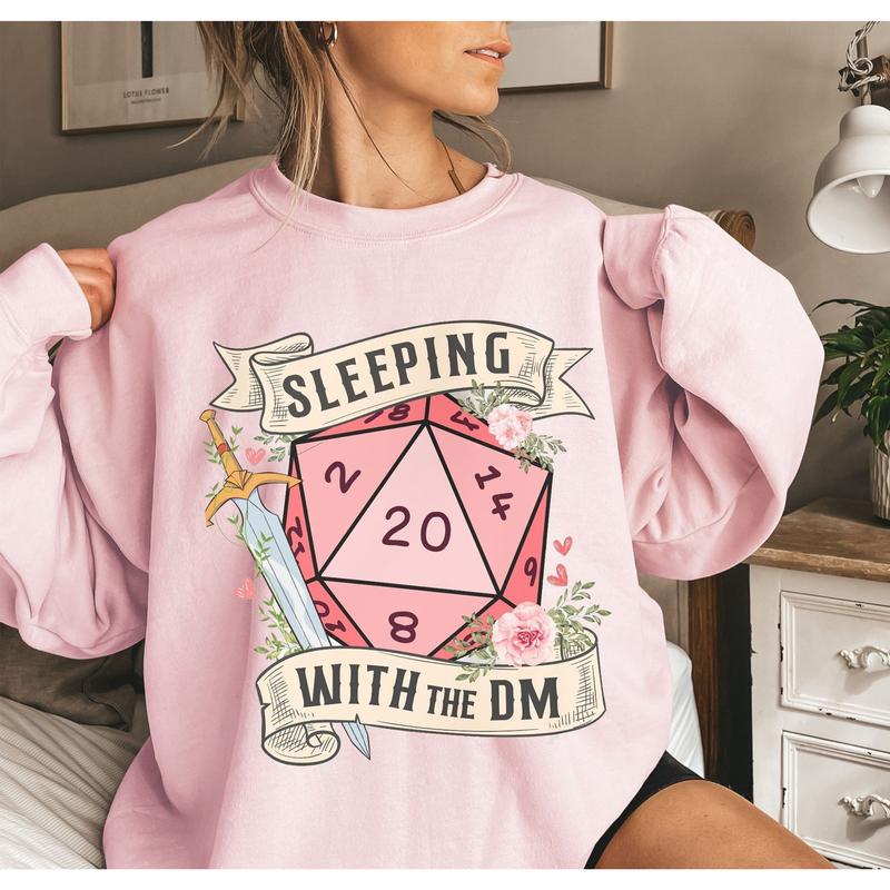 Sleeping with the Dungeon Master Shirt, Sleeping with the DM, DnD T-shirt , dungeons and dragons Sweatshirt, D&D gifts for her
