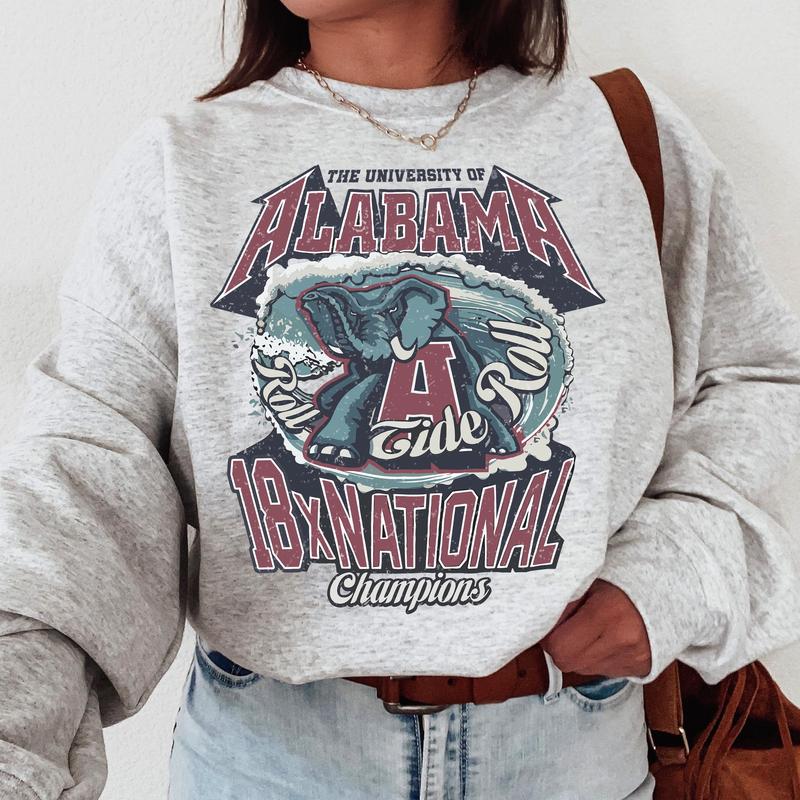 NCAA Alabama Crimson Tide Vintage Sweatshirt, Tournament Champions Shirt, Championship Final Four Tee, Gift For NCAA Fan