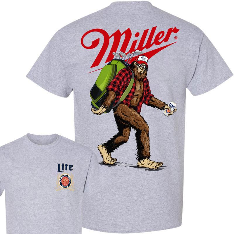 Big Foot Golf Miller Lite shirt,  Golf Big Foot sweatshirt, Golf Miller Lite hoodie for men and women