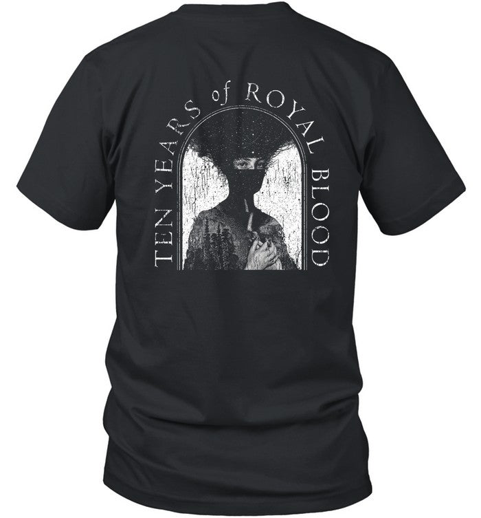 Royal Blood 10 Years Of Royal Blood T Shirt Art