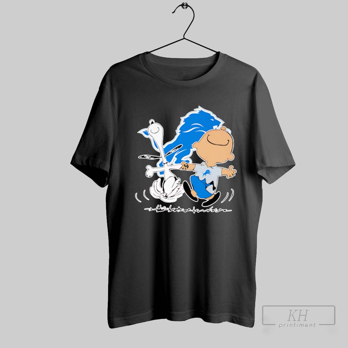 Snoopy And Charlie Dancing Detroit Lions Shirt Sweatshirt Tee Shirt