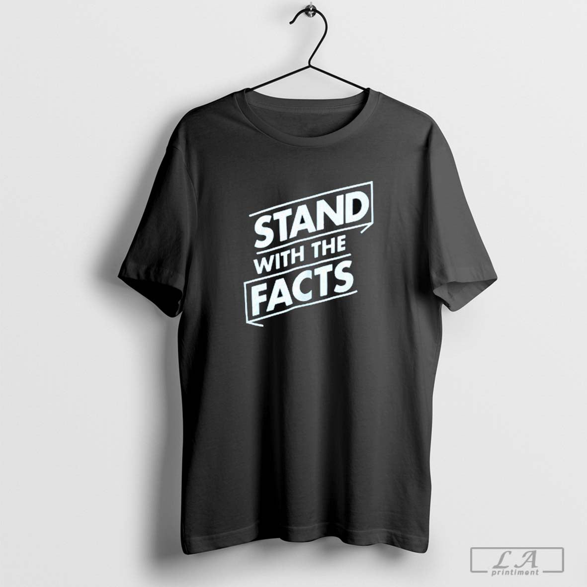 Stand With The Facts White Male Harris Voter At My Gym T-shirt