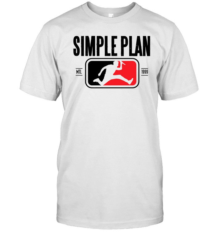 Simple Plan Sp Style Logo Raglan Shirt