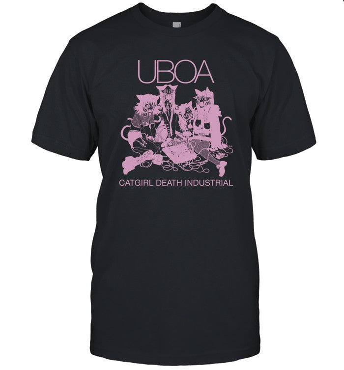 Royal Blue Walls Uboa Catgirl Death Industrial Shirt