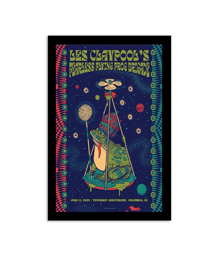 Les Clay Pools Frog Brigade 6112023 Township Auditorium Columbia SC Poster