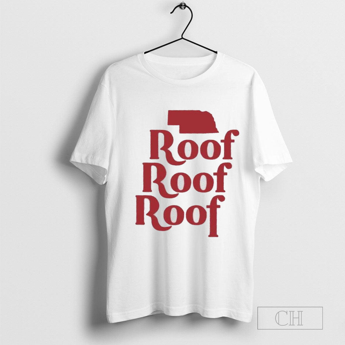 Roof Roof Roof Nebraska Volleyball T-shirt