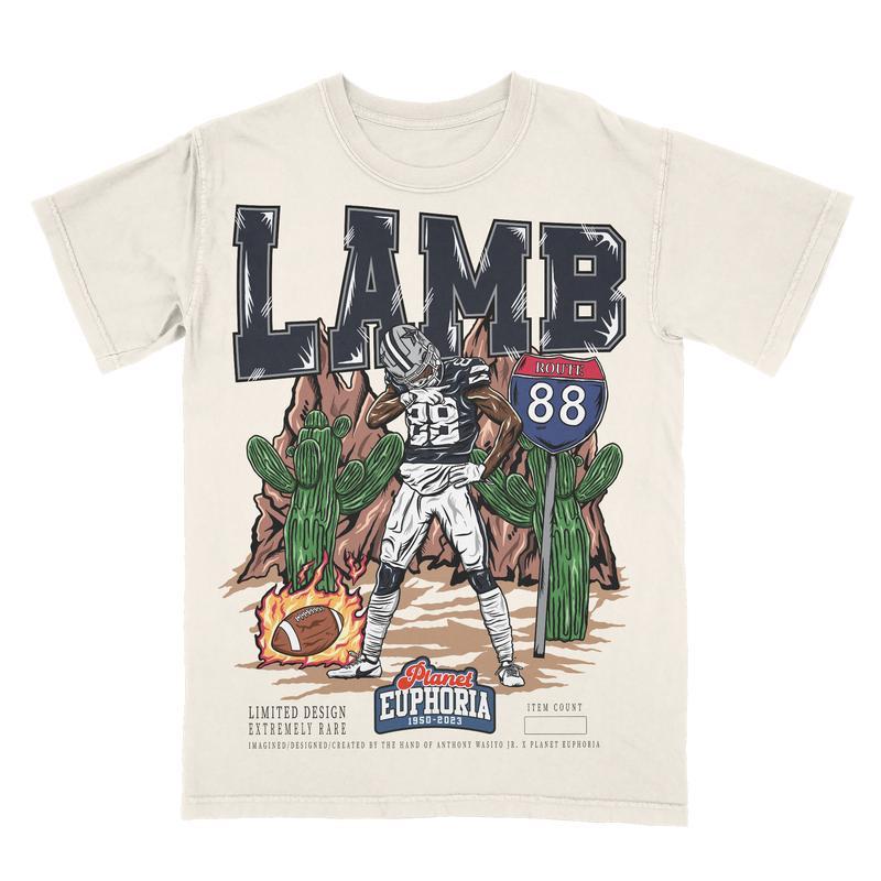 PE CeeDee Lamb Planet Euphoria Shirt, Vintage 90s Unisex Football Tees, Football T-Shirts, Sports Shirt, Game Day Tee, Football Fan Gifts