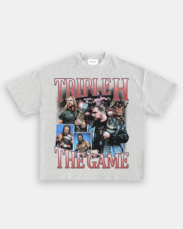 TRIPLE H TEE, Wrestling Graphic Tee, Sports T-shirt, Athlete Shirt, Wrestling Gift, Fitness Tee Crewneck Clothing Streetwear
