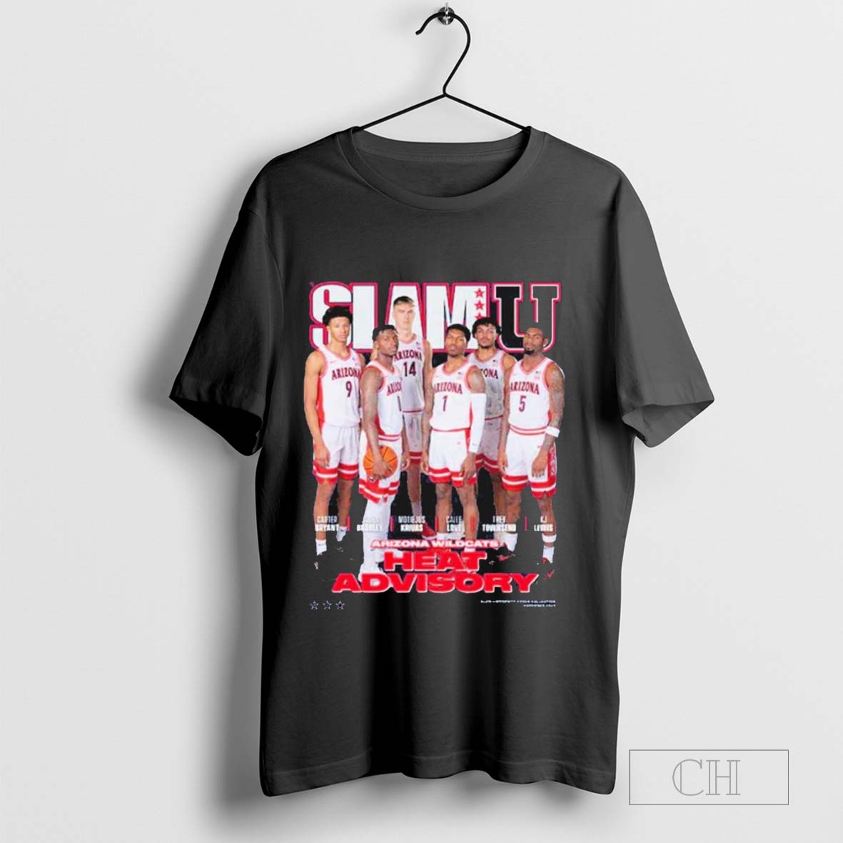 SLAM Cover Tee Arizona Wildcats Heat Advisory NCAA SLAMU T-shirt