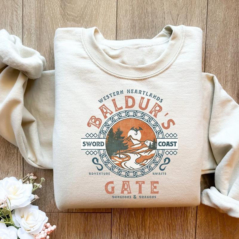 Baldurs Gate 3 Adventure Awaits Sweatshirt, Astarion High Elf Shirt, Astarion Bulders, Video Game Sweater, Gift For Gamers, Astarion BG3 Tee Shirt