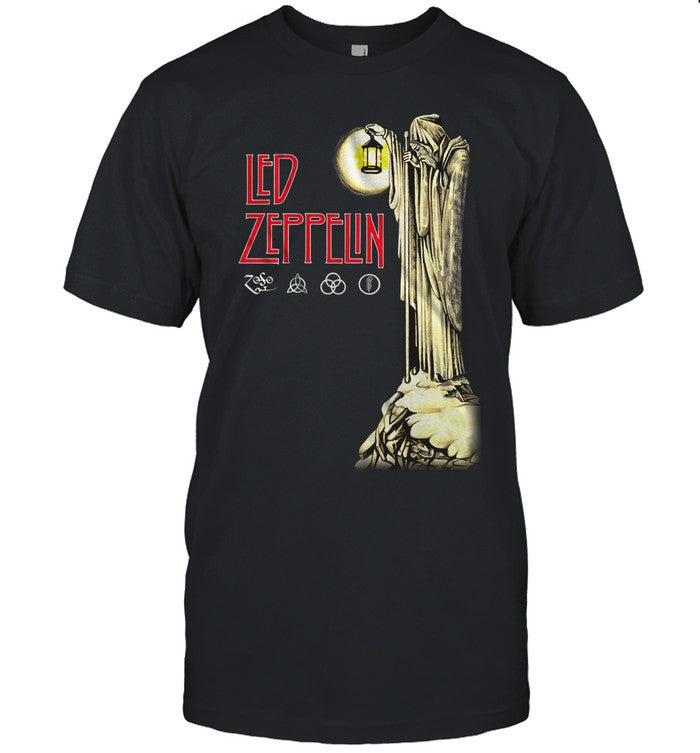 IV Hermit & ZOSO Logos shirt