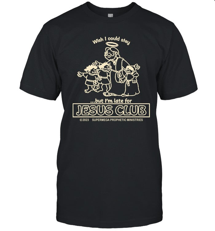 new SuperMega Jesus Club shirt