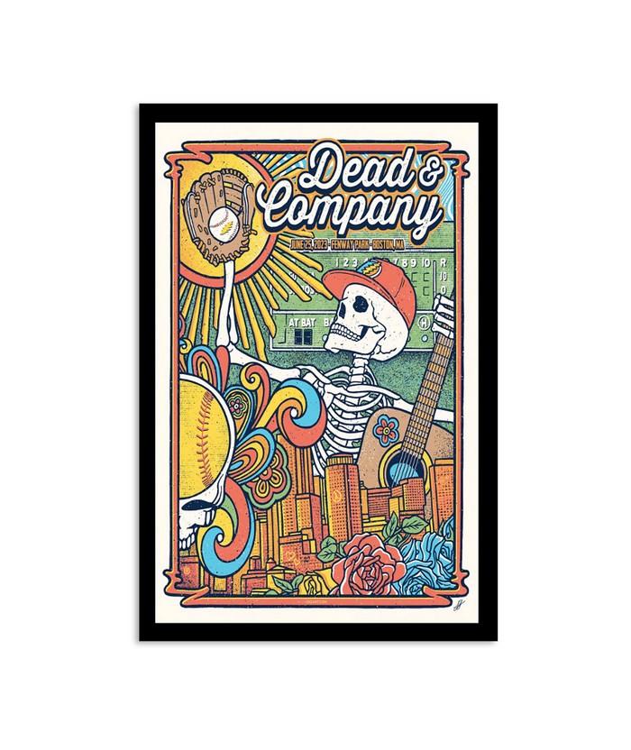 Dead And Company Fenway Park Boston Massachusetts June 25 2023 Poster