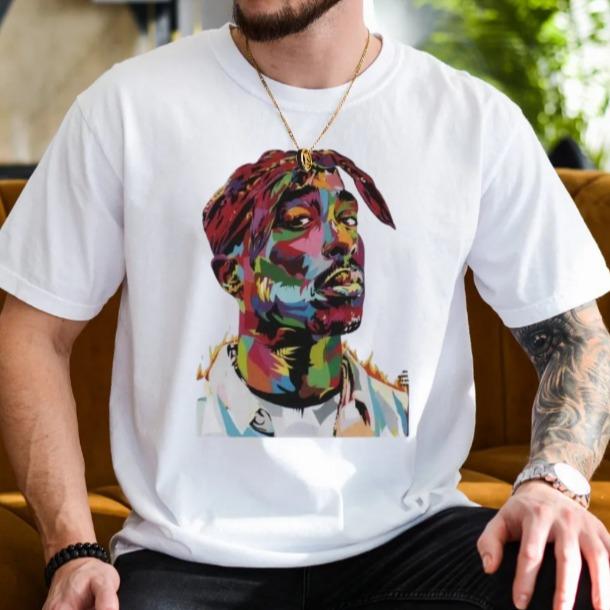 Hip Hop Rapper Unisex T Shirt 2pac, Hip Hop Shirt, Tupac Rapper Tee, Unisex Short Sleeve Tee