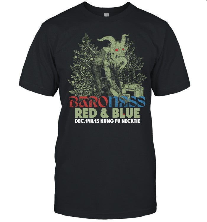 Baroness Philadelphia PA Kung Fu Necktie 14-15 Dec 2024 Concert Shirt