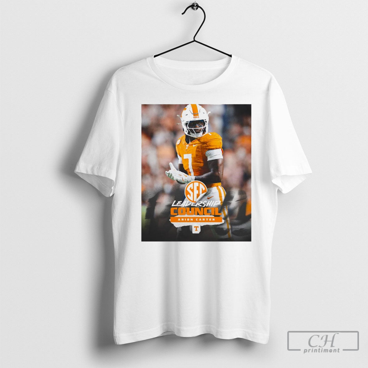 Tennessee Vols Football Sec Football Leadership Council Arion Carter Shirt Poster