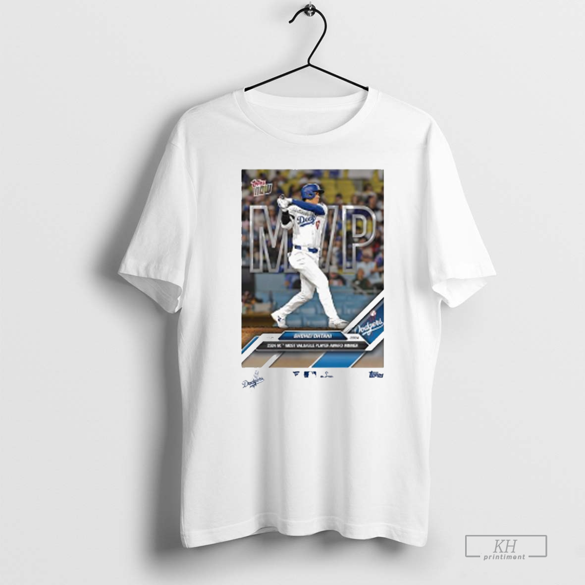 Shohei Ohtani Los Angeles Dodgers Topps NOWÂ® 2024 National League MVP T- Shirts