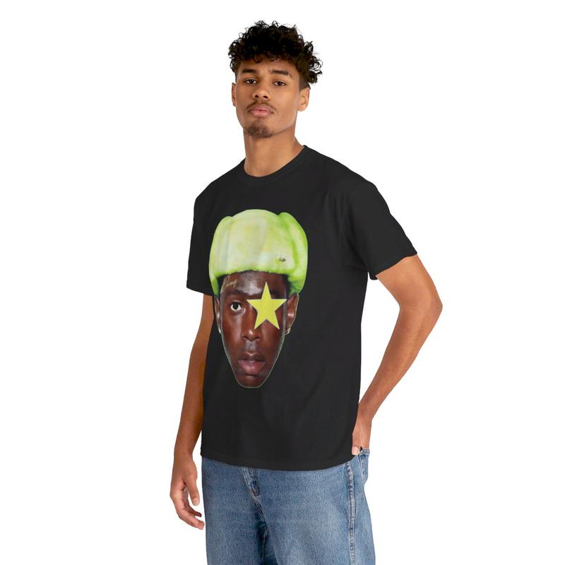 Tyler Star Inspired T-Shirt Y2k 90s Hip-Hop Vibes Heavy Cotton Graphic T-Shirt Tshirt Shirt HipHop Rap Tee Casual Classic Menswear Retro Top Vintage C