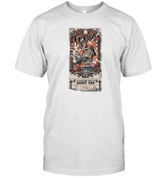 Goose April 7-10-2024 Capitol Theatre Port Chester New York Poster T Shirt