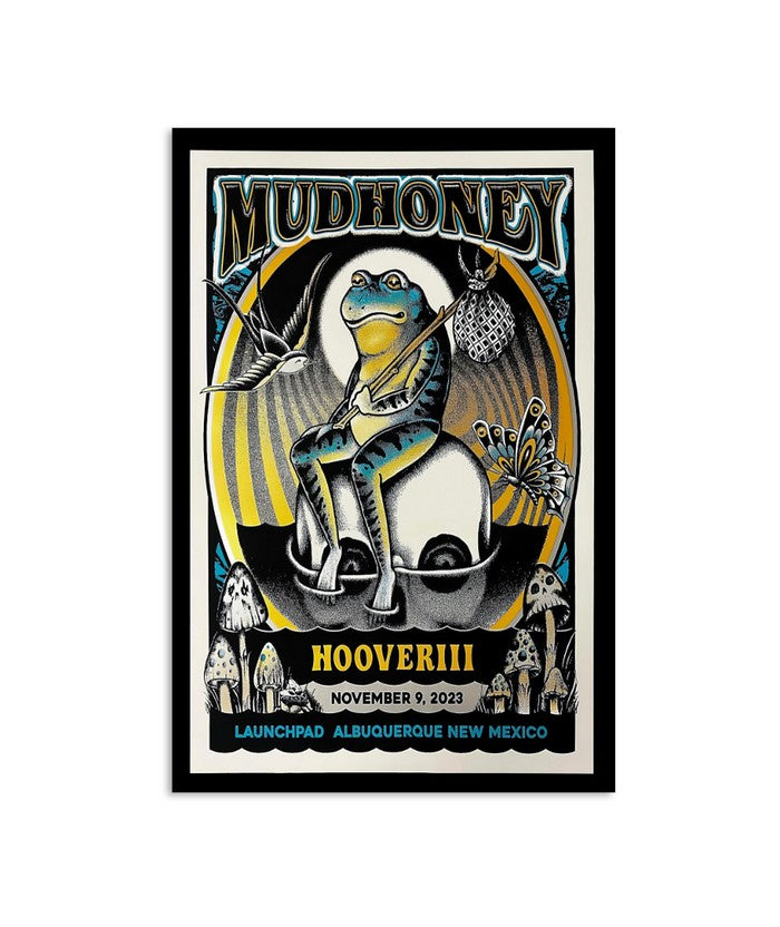Mudhoney and Hooveriii Albuquerque Launchpad New Mexico November 9, 2023 Poster