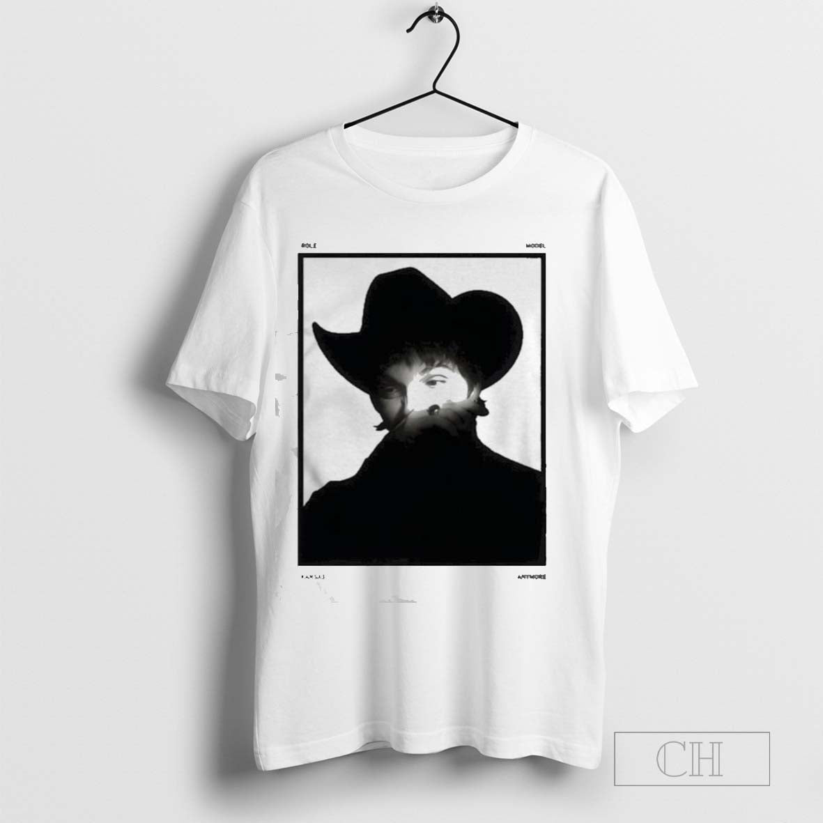 Role Model Kansas Anymore Cowboy Hat Boyfriend Fit Girls T-Shirt