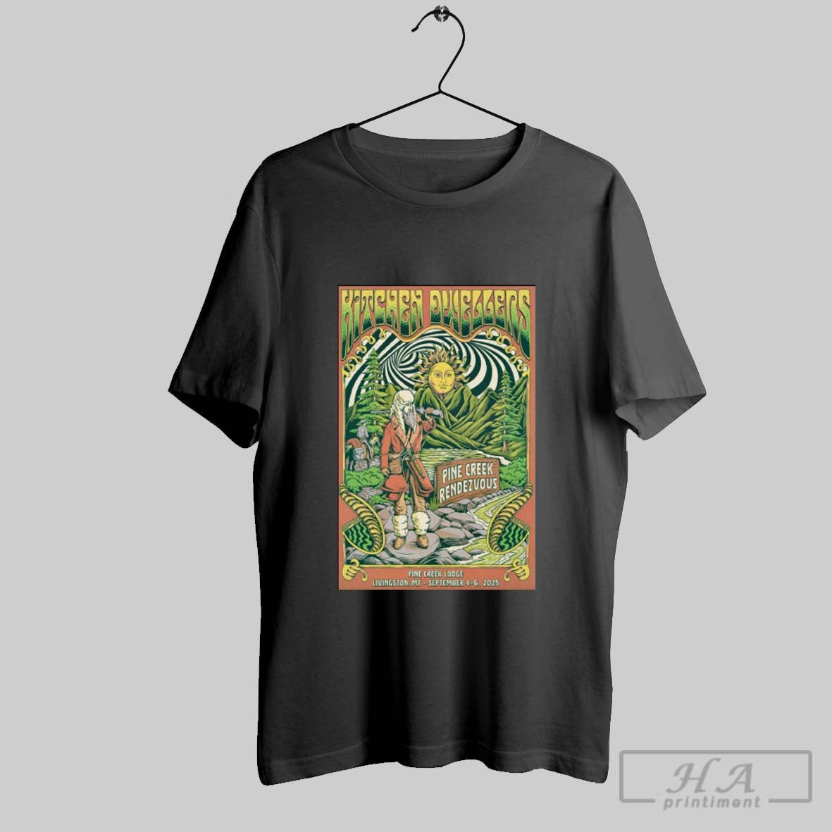 Poster Kitchen Dwellers Livingston Mt September 4 6 2025 T Shirt