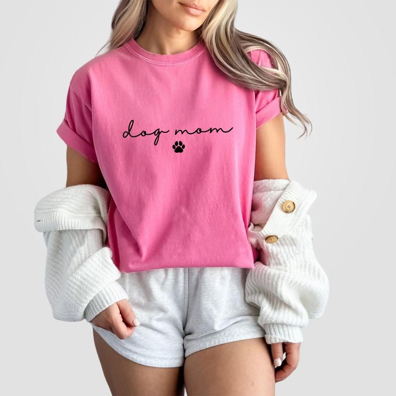 Dog Mom Shirt, Dog Mom T-Shirt, Dog Mom Shirts, Dog Mom Tee, Dog Mama Shirt, Dog Lover Gifts, Pet Lover T-shirt, Dog Owner Outfits, Dog Mama Clothing,