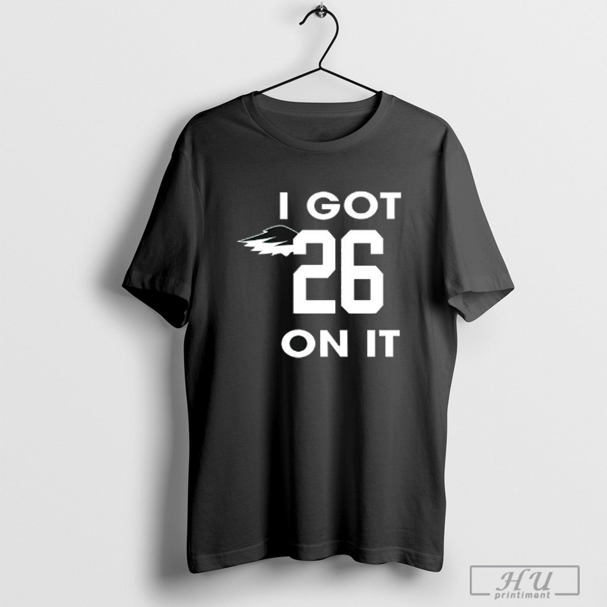 Saquon Barkley I Got 26 On It Philadelphia Eagles Wings T Shirt Hoodied Sweatshirt