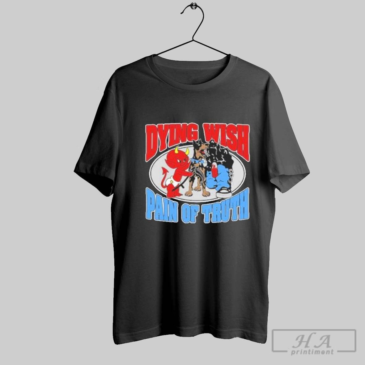 Survival Through Blood Tee Dying Wish Shirt