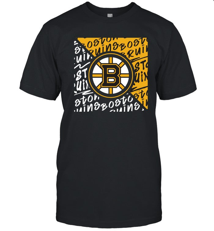Licensed Gear Boston Bruins Black Divide T-Shirt