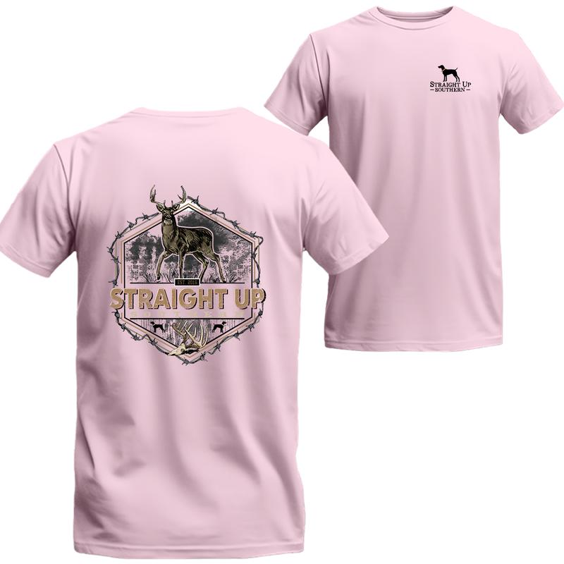 Straight Up Southern Deer Hunting T-Shirt, Unisex T-shirt For Men, For Women, Best choice, Menswear Top, Beer Shirt Underwear Tshirt