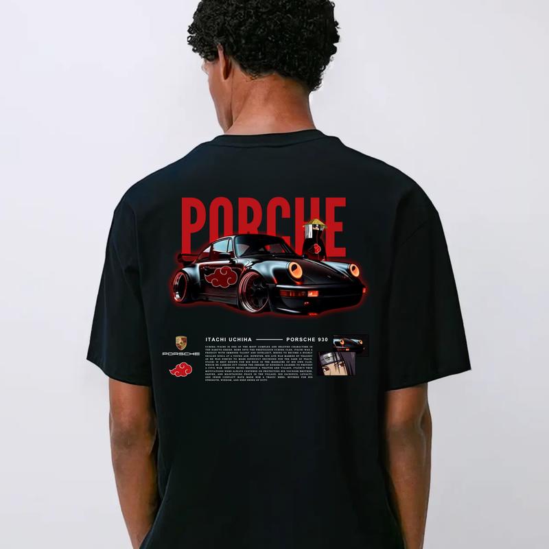 Porsche 930 x lTACHl T-shirt, Car Enthusiast Shirt, Car Clothing, Classic Car Shirt