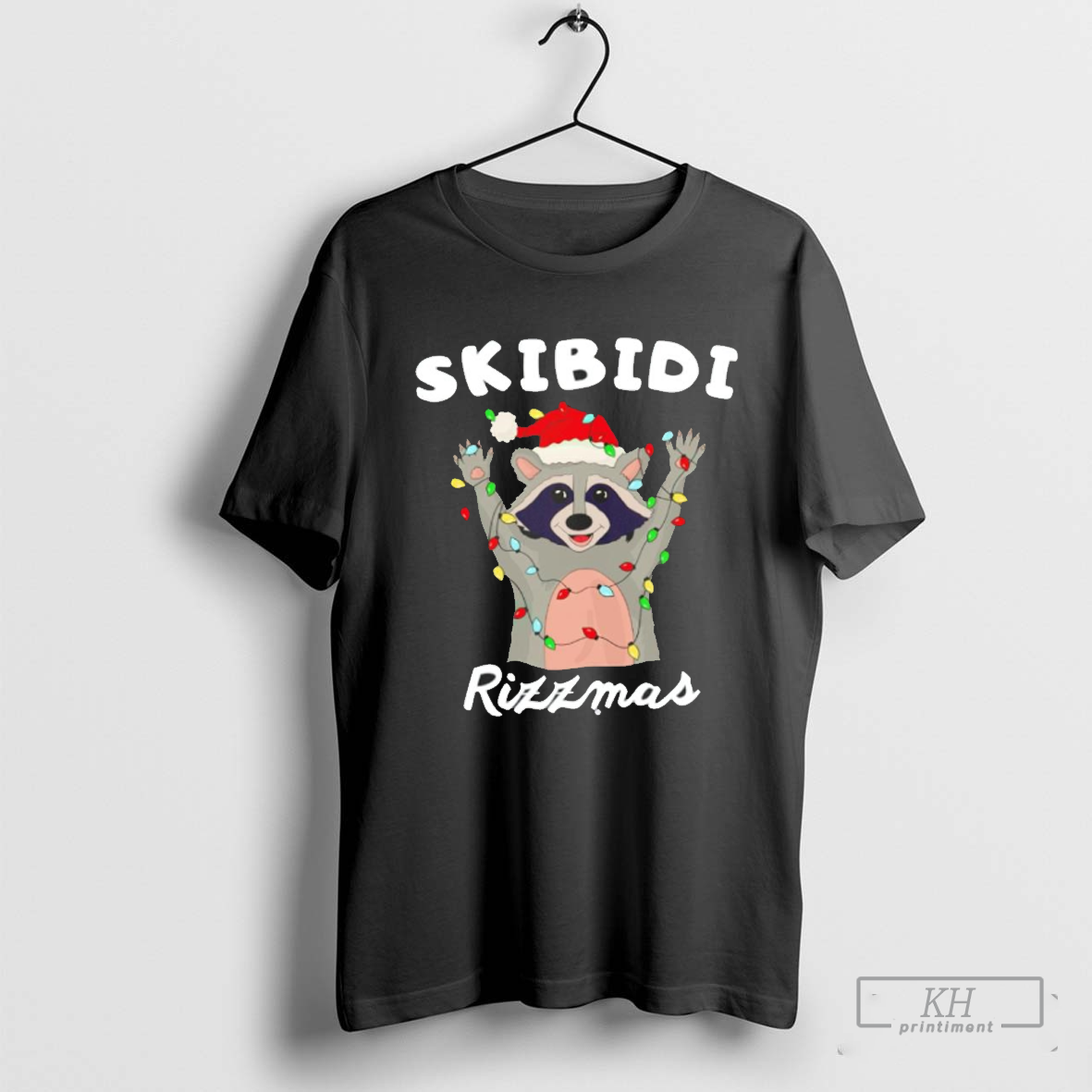 Raccoon Skibidi Rizzmas 2024 Christmas shirt