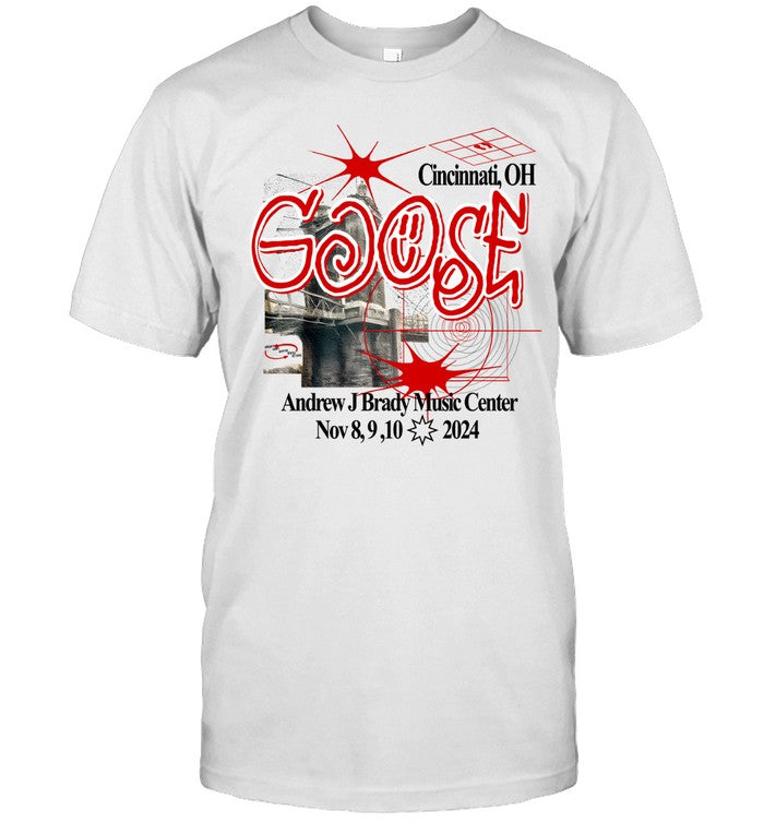 T Shirt Tour 2024 Goose Band Andrew J Brady Music Center Cincinnati, OH