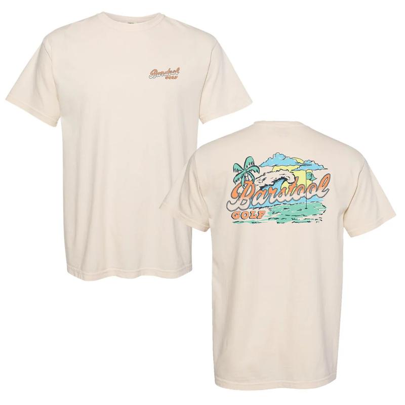 Barstool Golf Beach Tee - Modern Fit - Find Your Style - Plentiful Color Options - Cross-gender Fashion - Every Size, Every Body Classic Cotton Menswe